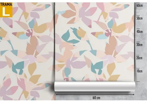 Wallpaper stylized leaves nature minimal pattern. 2