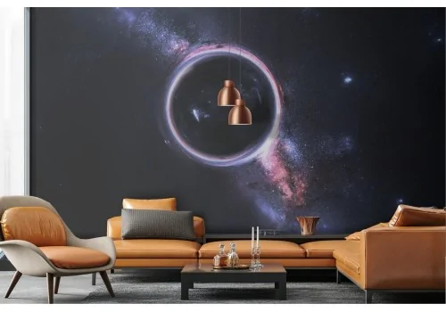 Carta da Parati paesaggio universo buco nero 2