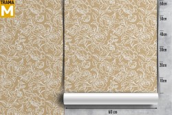 Carta da Parati Fiori Stilizzata Natura Vintage