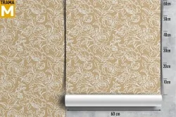 Stylized Flowers Vintage Nature Wallpaper