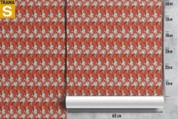 Carta da Parati Design e Stili Flora e Fauna Fiori Natura Stilizzata