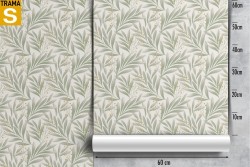 Wallpaper Design and Styles Flora and Fauna Modern Nature Leaves