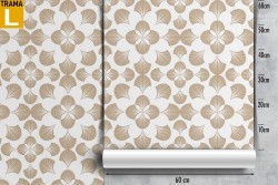 Damask vintage pattern geometric wallpaper.
