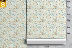 Carta da Parati Design e Stili Flora e Fauna Mondo acquatico Natura