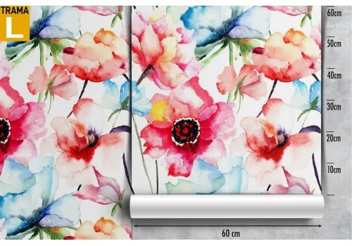 Modern decoration floral wallpaper pattern. 2