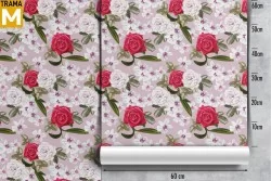 Carta da Parati Fiori Moderna Natura