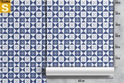 Wallpaper Design and Styles Surfaces and Textures Geometric Vintage Tiles