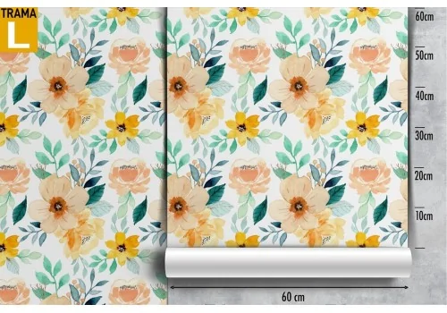Wallpaper decoration flowers nature pattern. 2