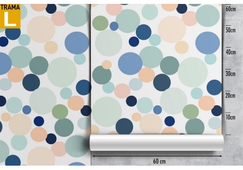 Carta da Parati a pois pattern. 2