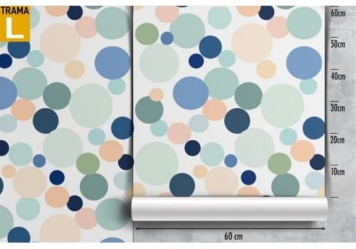 Carta da Parati a pois pattern. 2