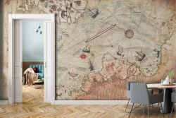 Dark Wallpaper and Vintage Skulls Maps