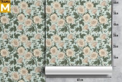 Carta da Parati Fiori Natura Vintage