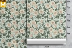 Vintage Nature Flowers Wallpaper