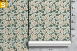 Carta da Parati Design e Stili Flora e Fauna Fiori Natura Vintage