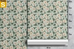 Carta da Parati Design e Stili Flora e Fauna Fiori Natura Vintage
