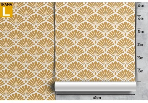 Art deco vintage geometric pattern wallpaper. 2