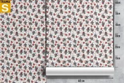 Carta da Parati Design e Stili Flora e Fauna Fiori Moderna Natura