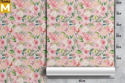 Vintage Nature Flowers Wallpaper