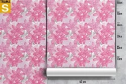 Carta da Parati Design e Stili Flora e Fauna Fiori Foglie Moderna Natura