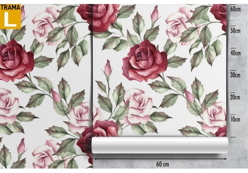 Wallpaper flowers red roses nature pattern. 2