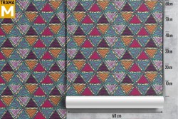 Carta da Parati Geometrica Vintage