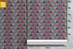 Carta da Parati Design e Stili Geometrica Vintage