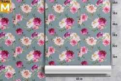 Modern Nature Flowers Wallpaper