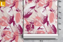 Carta da Parati foglie autunno moderne natura pattern.