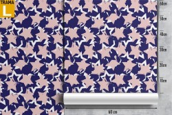 Wallpaper stylized stars modern pop decoration.