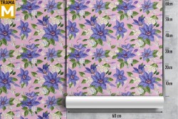 Modern Nature Flowers Wallpaper