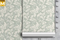 Stylized Nature Leaves Vintage Wallpaper