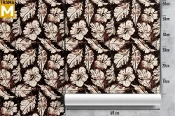 Modern Nature Leaves Wallpaper