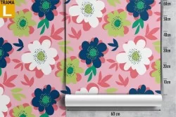 Carta da Parati fogli stilizzati natura moderno.