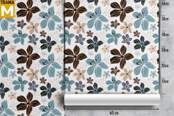 Modern Flowers Wallpaper Stylized Nature