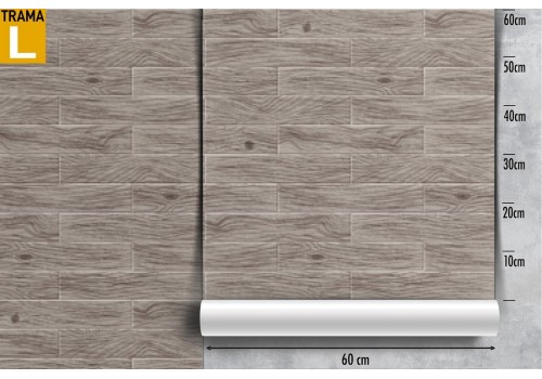 Wallpaper with grey brick effect surface. 2