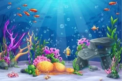 Carta da Parati Bambini Flora e Fauna Animali uccelli Mondo acquatico Paesaggi