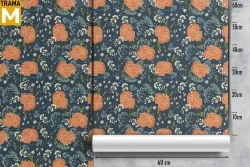 Vintage Nature Flowers Wallpaper