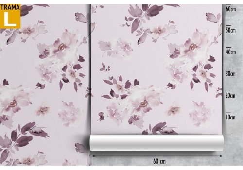 Carta da Parati fiori design moderno pattern natura. 2