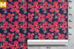 Modern Nature Flowers Wallpaper