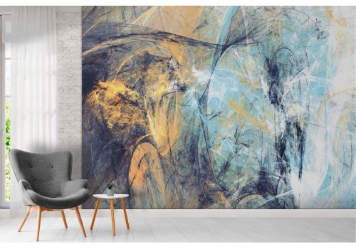 Wallpaper with concrete surface in colors 2