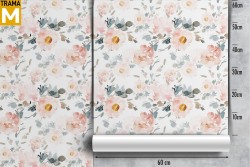 Modern Nature Flowers Wallpaper