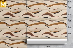 Modern Wallpaper Stripes and Waves