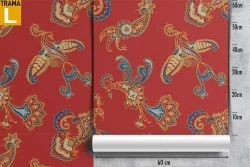 Carta da Parati animali stilizzati vintage pattern.