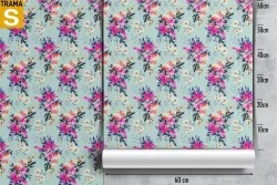 Wallpaper Design and Styles Flora and Fauna Modern Flowers Nature