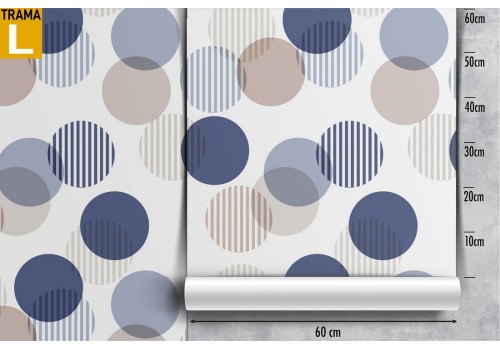 Polka dot pattern wallpaper decoration. 2