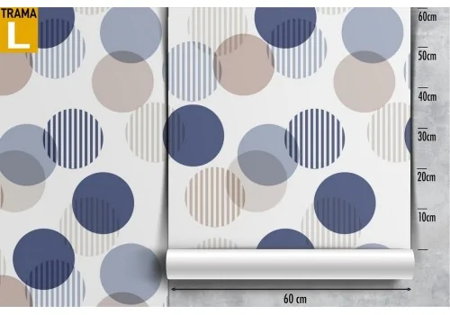 Polka dot pattern wallpaper decoration. 2