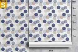 Carta da Parati Bambini Design e Stili Moderna Righe e A pois