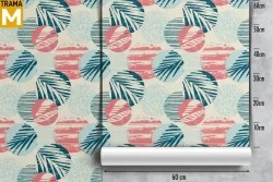 Modern Tropical Nature Leaves Wallpaper