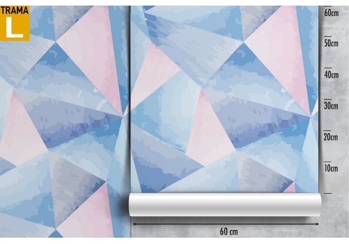 Modern design wallpaper with geometric crystal patterns. 2