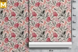 Carta da Parati Fiori Moderna Natura